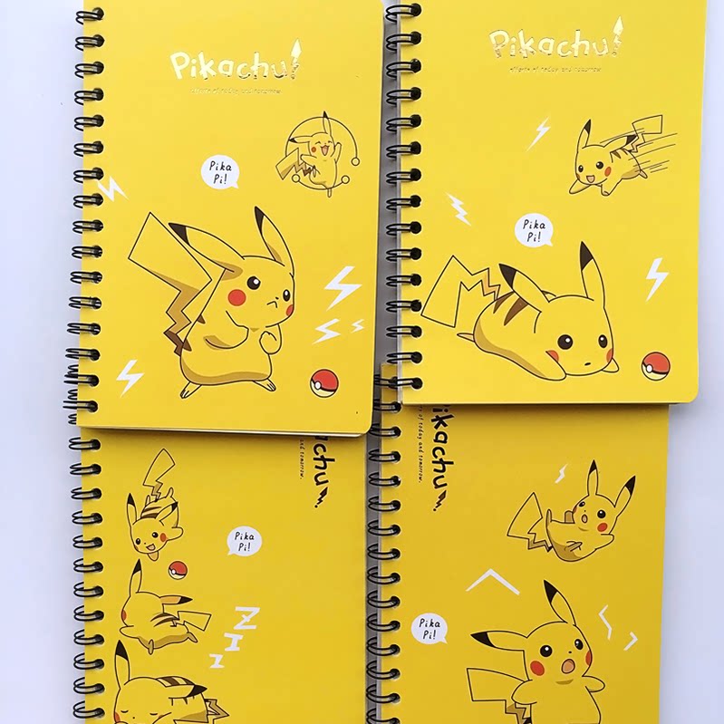 皮卡丘32k线圈手帐笔记本作业本斗罗大陆学生灌篮高手螺旋手账本