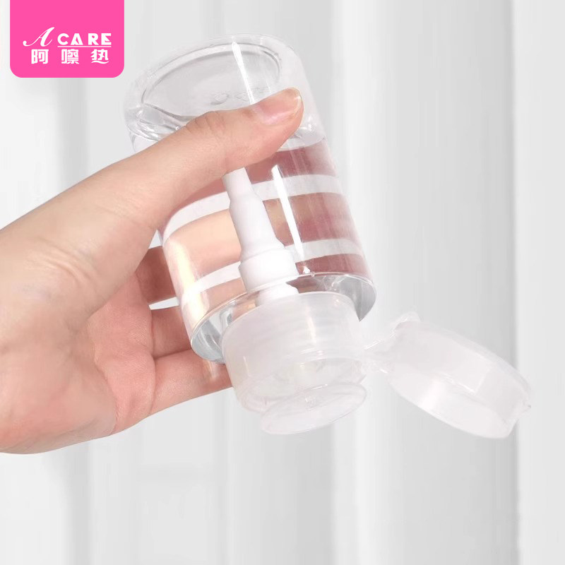 分装瓶/按压A1pn008-卸妆水按压瓶化妆水压取按压式空瓶旅行出游图片