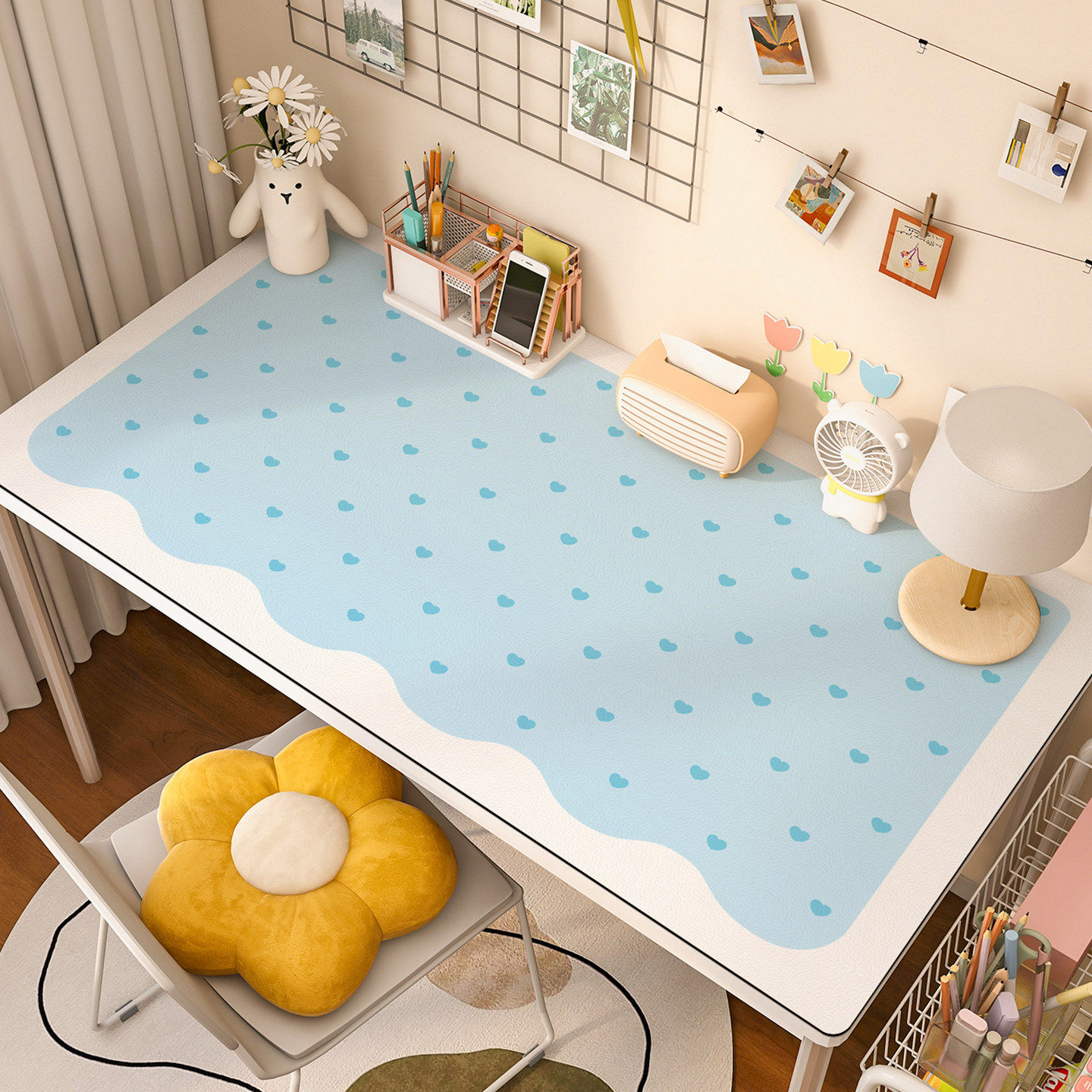 桌垫书桌垫子学生儿童女孩学习桌专用写字台桌面保护电脑办公桌布,居家布艺,桌布,淘宝优惠券,粉丝福利购,淘宝优惠卷
