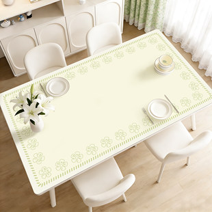 新款简约小清新餐桌垫防油防水隔热法式田园茶几桌布桌面保护垫