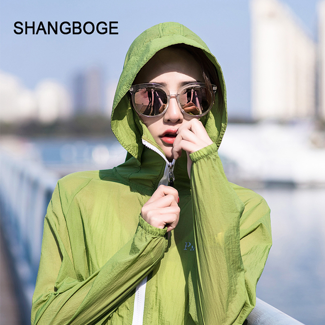 防晒衣女2018夏季新款大码长袖防晒服中长款