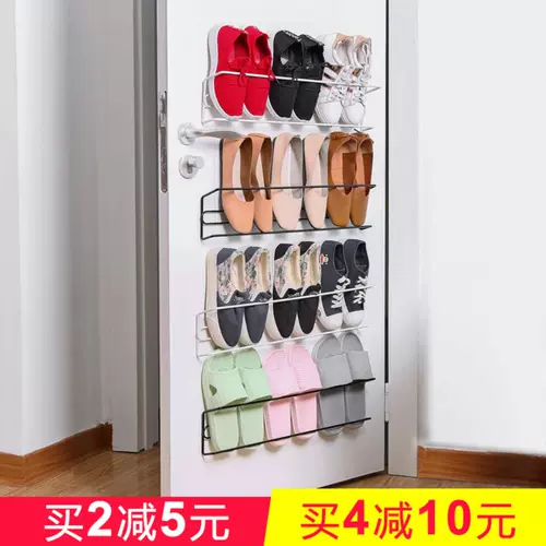 Полка для обуви на задней двери, простая настенная полка для ванной комнаты без дырокола, настенная полка для хранения в помещении, настенная подвеска без гвоздей для детей