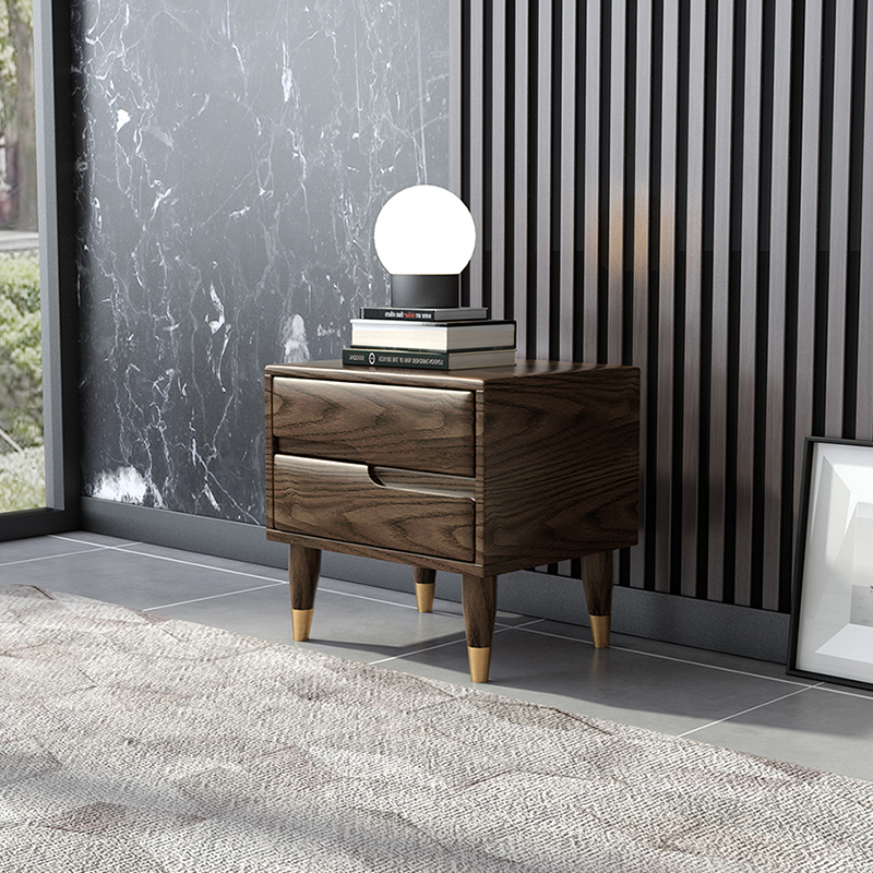 Fu Chong All solid wood bedside cupboard modern Simplicity Walnut Bedside Storage cabinet Northern Europe Light extravagance Lockersin the Residential furniture , Cabinet , Bedside cabinet  category - from Buy2taobao.com to provide professional Taobao agent buy service