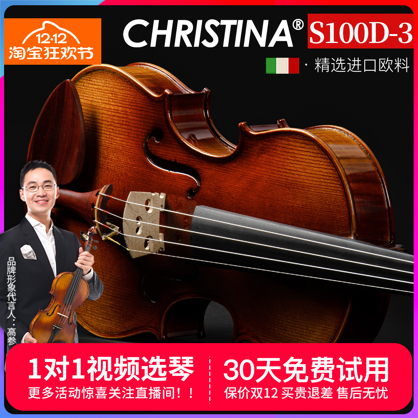 专业级小提琴克莉丝蒂娜