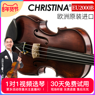 小提琴乐器手工欧料欧洲进口