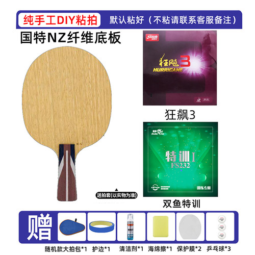 729NZ特制内置直拍碳纤维底板