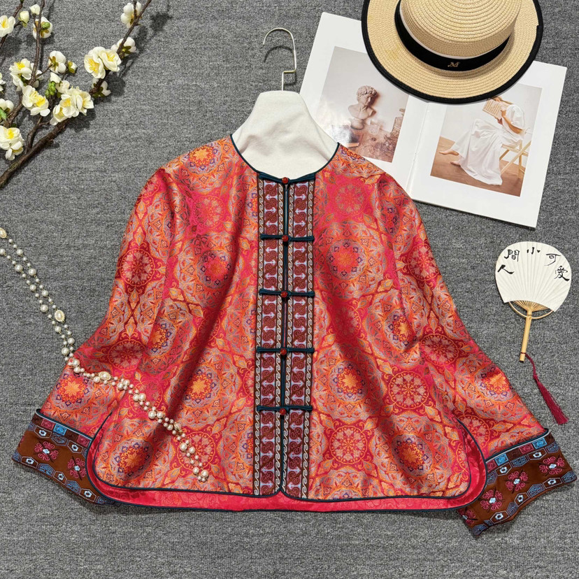 诺诺26年早春新中式盘扣时尚气质小众短外套(不含配件)XMS7306,女装/女士精品,时尚套装,淘宝优惠券,粉丝福利购,淘宝优惠卷