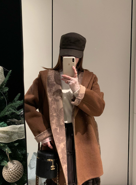 诺诺荐款入档必开年货款羊毛外套(配腰带)(含69.4羊毛)010803W01