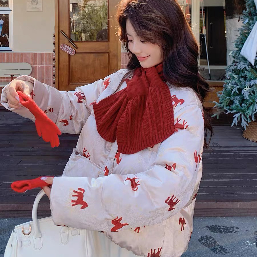 诺诺小众设计国风显瘦保暖羽绒服外套(配可拆针织围巾)251911,女装/女士精品,羽绒服,淘宝优惠券,粉丝福利购,淘宝优惠卷