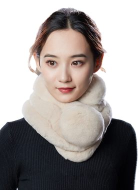 2021围巾女冬季百搭韩版兔毛