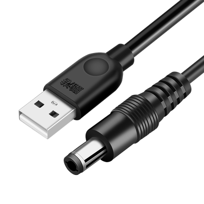 鹏港圆孔圆头usb充电线