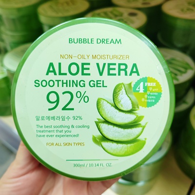 香港购 韩国芦荟胶92% 原装进口舒缓敏感保湿锁水温和护肤300ml