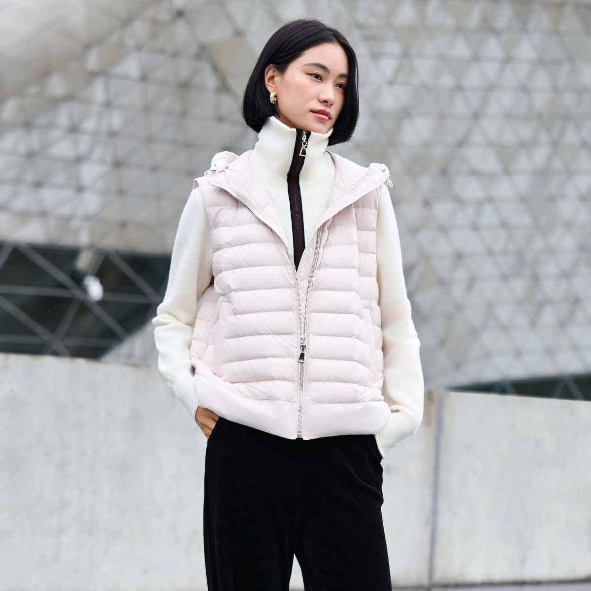 歌蒂诗保暖羽绒服马夹