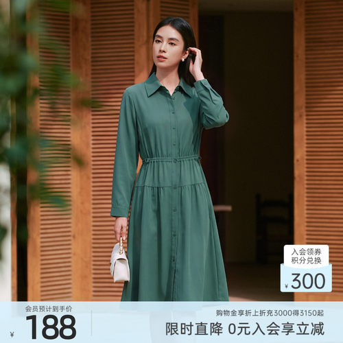 秋季长款风衣歌蒂诗简约