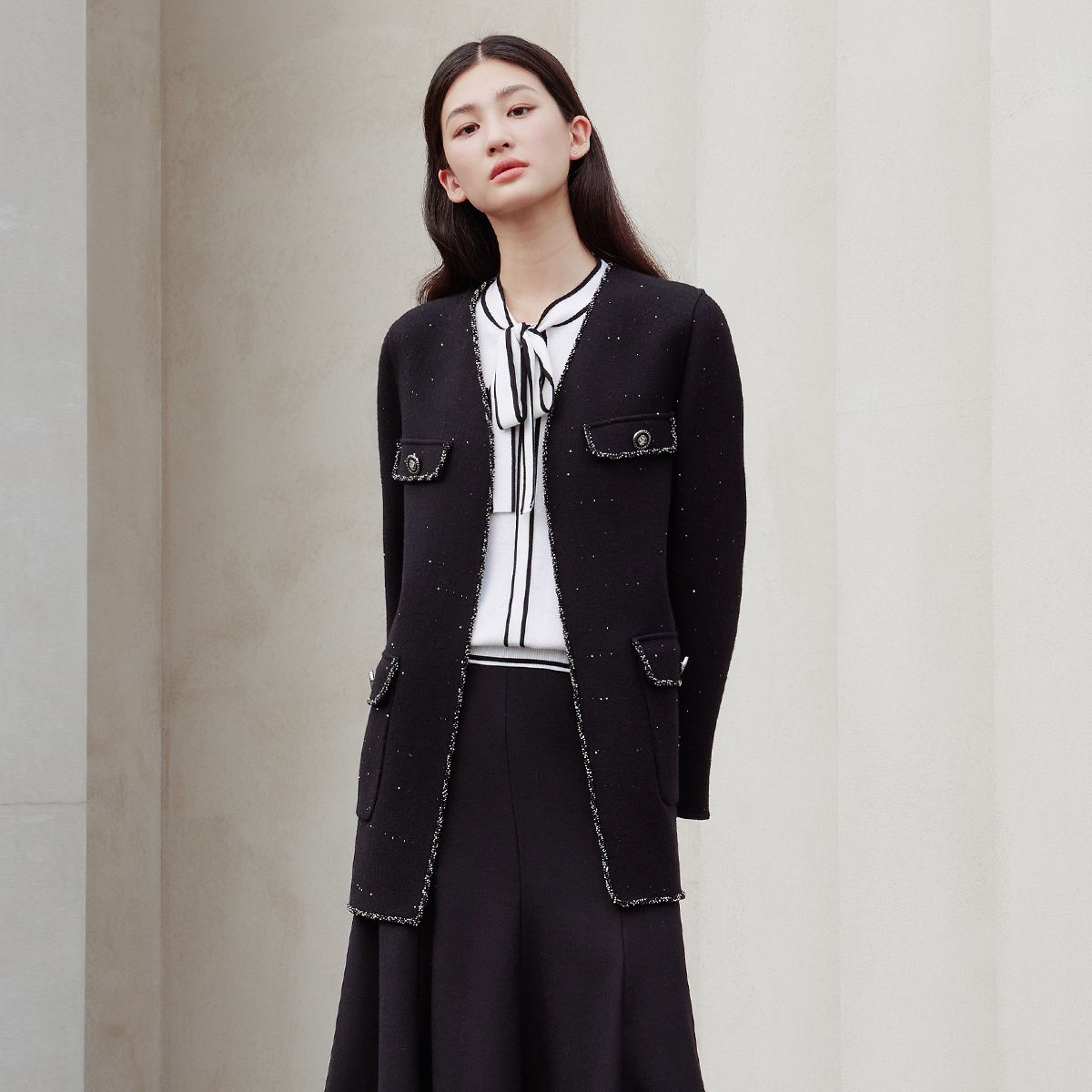 歌蒂诗中长款大衣外套