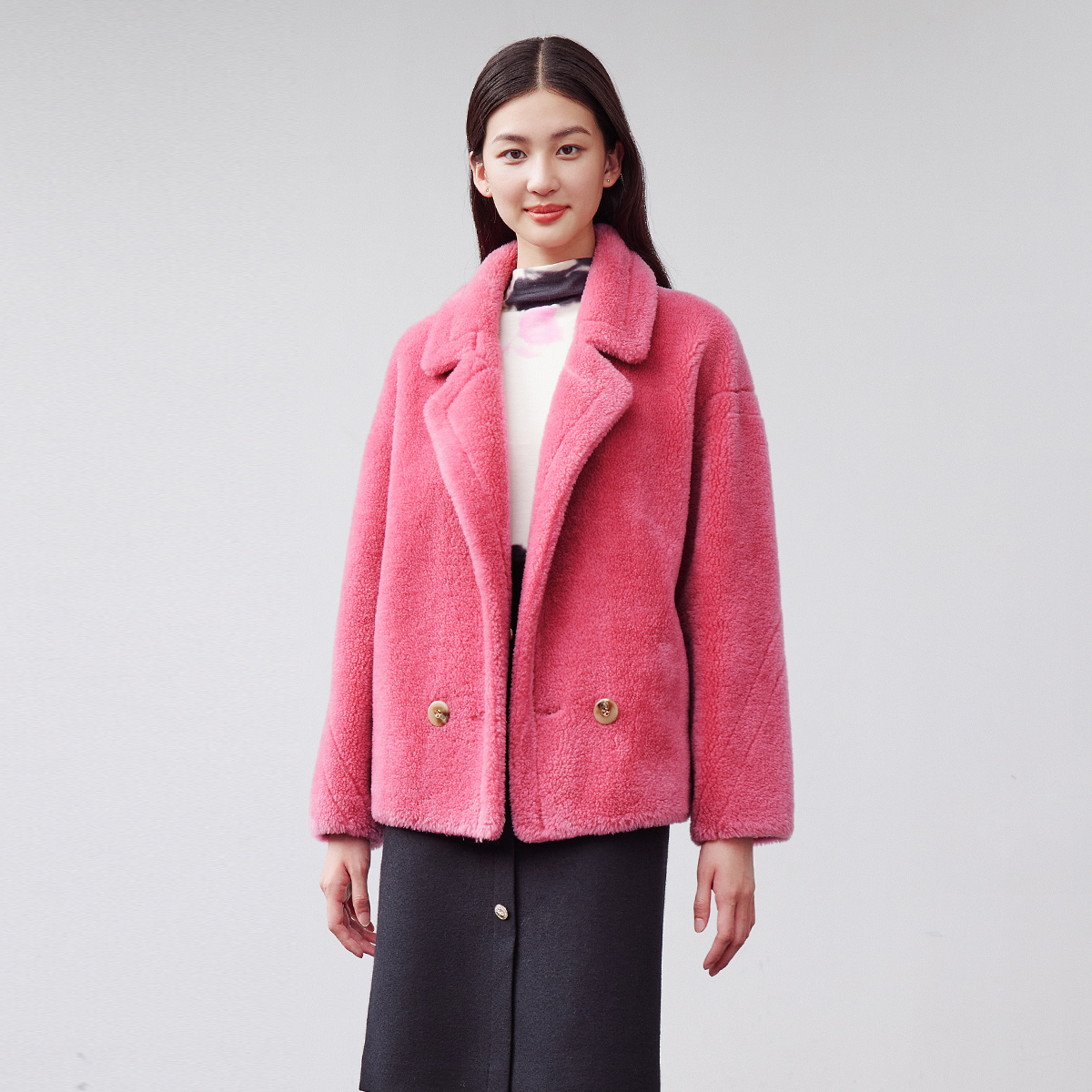 歌蒂诗保暖百搭大衣外套