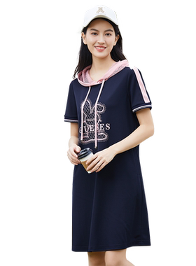 歌蒂诗休闲运动宽松舒适连衣裙