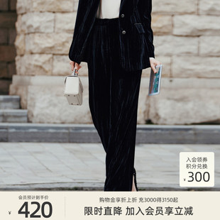 裤 歌蒂诗春专柜新款 时尚 通勤高级大气松紧腰西装 8E33K3113 女