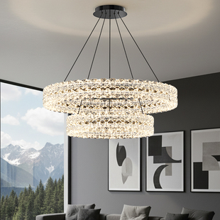 惠普2026新款客厅吊灯轻奢高级感意式极简大厅主灯全屋套餐灯具