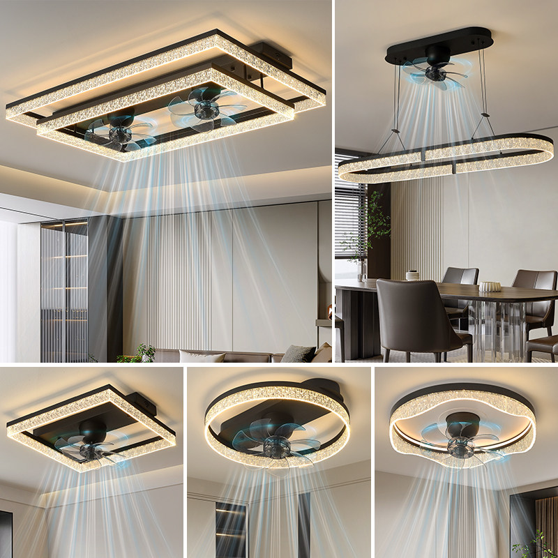 惠普灯具风扇灯客厅灯2025新款轻奢高级感意式极简客厅主灯吸顶灯