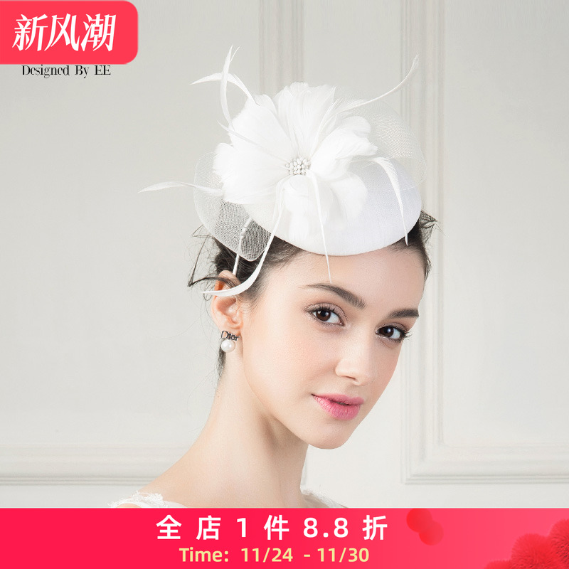 EE优雅时尚帽子女宴会旗袍