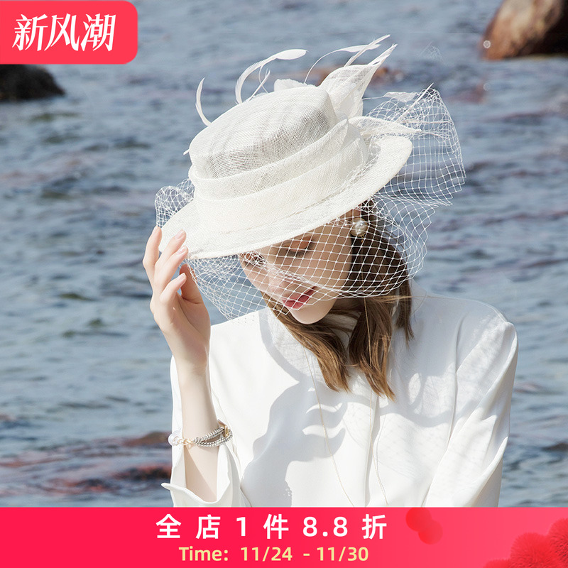 宴会礼帽EE女英式名媛