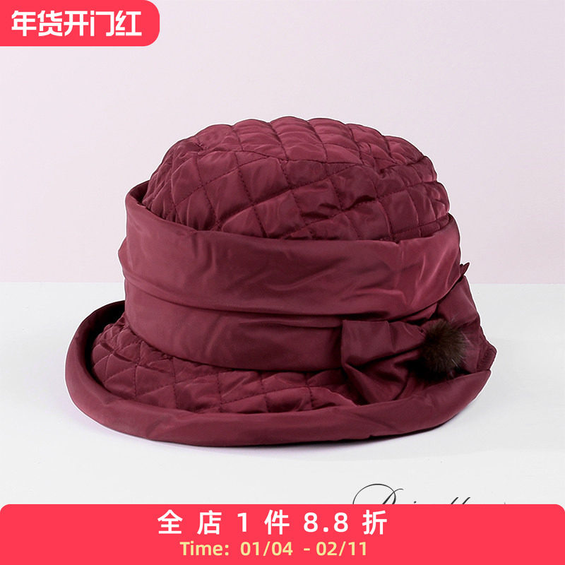 EE 新款秋冬时尚简约女帽 甜美可爱棉帽贝冬季保暖帽9203