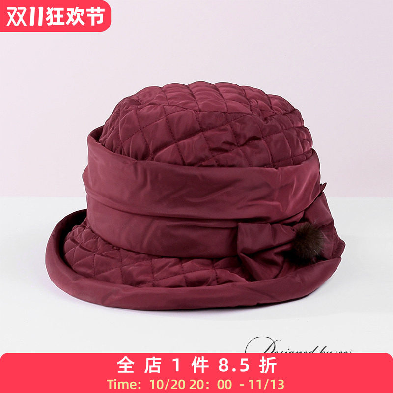 EE 新款秋冬时尚简约女帽 甜美可爱棉帽贝冬季保暖帽9203