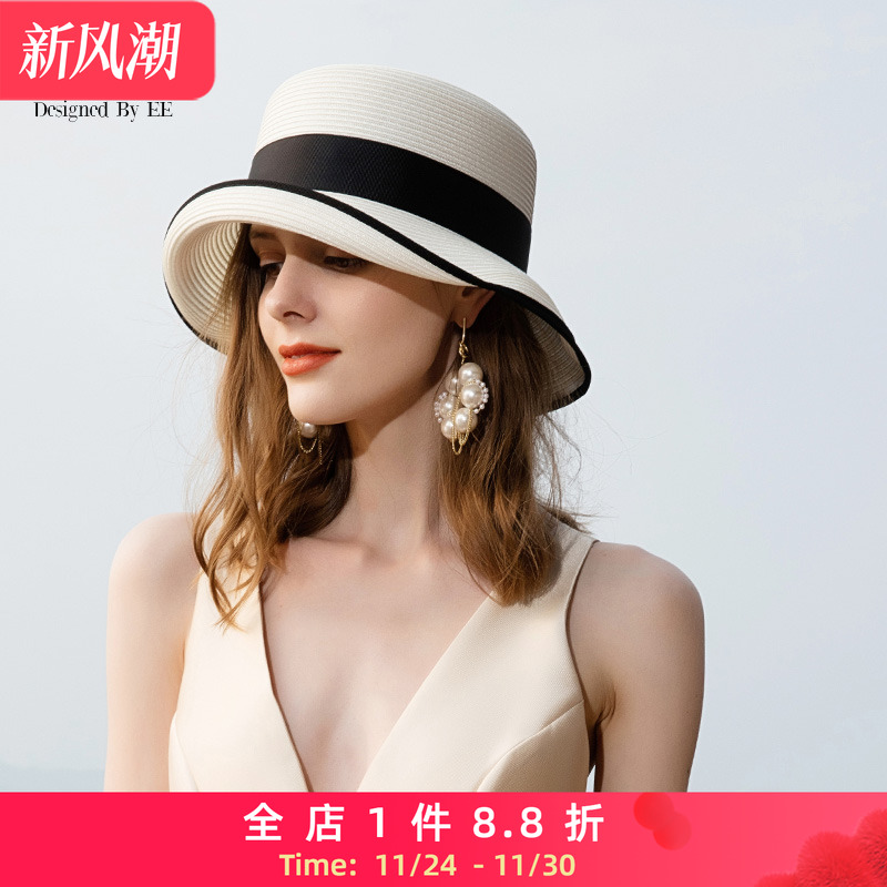 EE时尚防晒太阳帽夏季短发