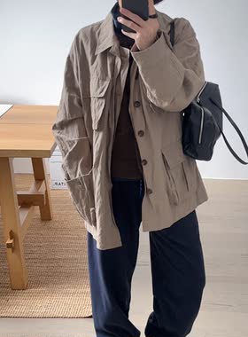 小喵韩代工装风显瘦中长款风衣