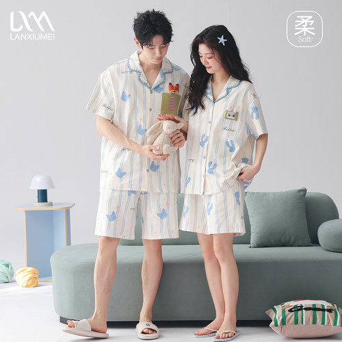 强烈推荐！超柔软不闷汗情侣睡衣