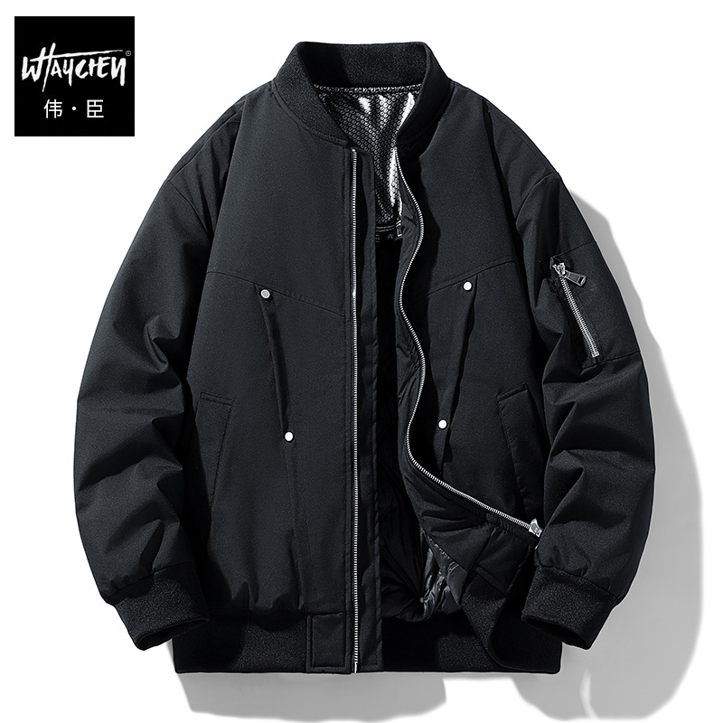 大码夹克棉服男款冬款保暖加厚防寒服胖子男装棉衣外套棉袄子冬天