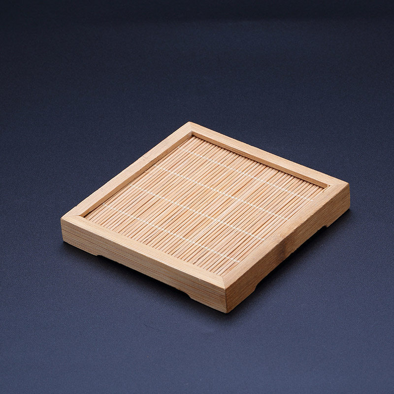 Gold Wine manual Bamboo square Cocktail Coaster Saucer Bamboo Coaster Tiki base Copper Cup basein the Tableware , Cup/Cups/Kettle , Coaster  category - from Buy2taobao.com to provide professional Taobao agent buy service