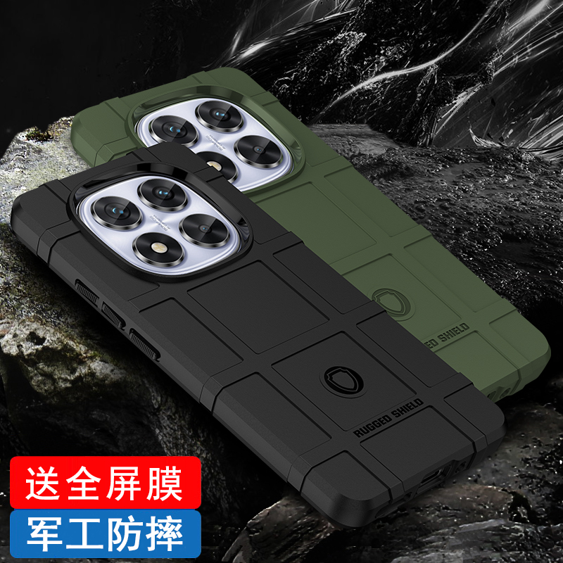 适用红米Note14Pro手机壳防摔红米Note14Pro+手机套马盖普全包新款小米RedMi红米Note14保护壳高级感软壳男