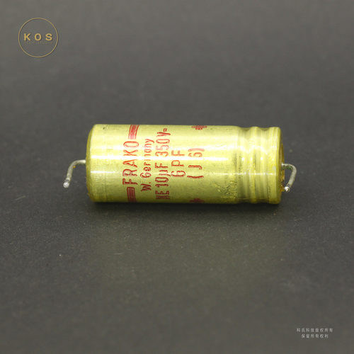 KOS TECH | 10uF 350V KE红字 FRAKO 超参考级西德弗兰克胆神电容
