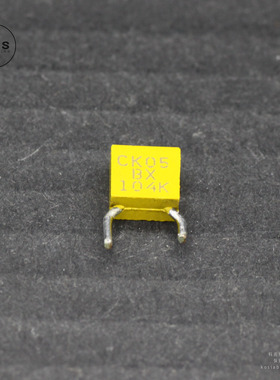 0.1uF 50V 104 100nF 基美KEMET古董钯米美军规MLCC电容[263 KOS]