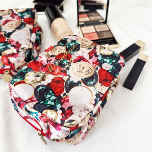 LADUREE 拉杜丽 复古风华丽感法式宫廷幸运金币便携 化妆包收纳包