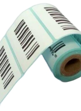 手持机5501标配热敏纸 白色 竖版 产品配件  标签打印纸 斑马