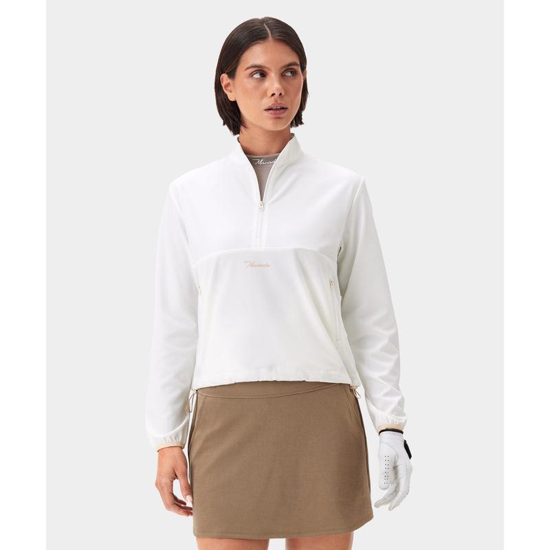 代购代购MACADE女士高尔夫外套防风保护灵活活动口袋储物可调节