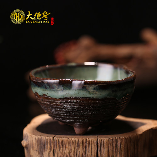 大德号 宜兴紫砂花盆 精品上釉盆景 古典日式欧美多肉植物盆小盆 - 封面