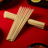 爱厨家烧烤竹签竹签子钵钵鸡烤串串肉串麻辣烫商用串签一次性肉签
