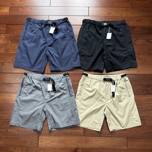 日系小众 Pilgrim Surf+Supply 三角标男女情侣卡扣腰带休闲短裤