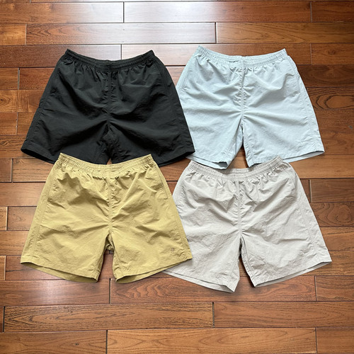 日系 Gdw  Nylon Shorts25尼龙轻量透气户外运动口袋机能休闲短裤
