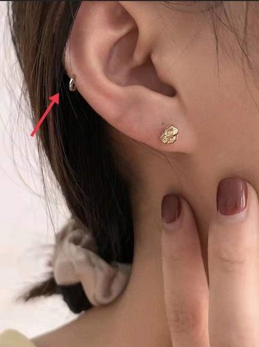 迷你小耳朵jennie有耳洞耳骨环