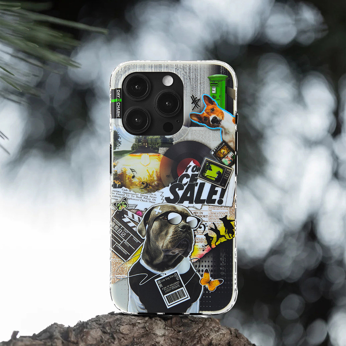 日秀适用苹果15promax16手机壳高端设计师个性新男款萌犬狗狗轻薄防摔磁吸iphone14/13华为mate60pro p70pro+