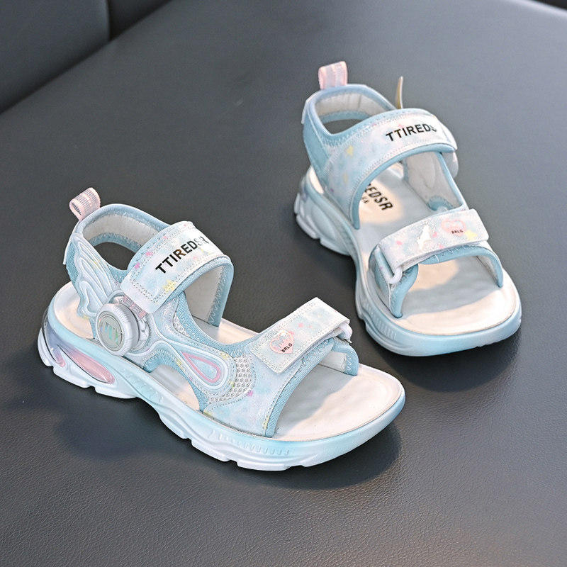 女童凉鞋2025夏季新款中大童宝宝时尚软底公主鞋儿童小女孩沙滩鞋,童鞋/婴儿鞋/亲子鞋,凉鞋,淘宝优惠券,粉丝福利购,淘宝优惠卷