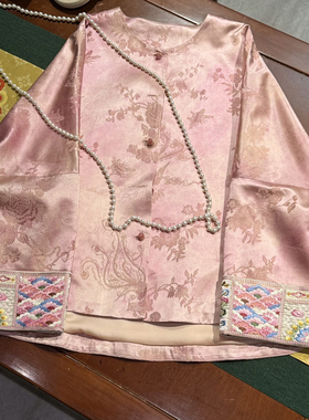 LC26年早春新中式刺绣提花圆领气质短外套(不含配件)X3078777