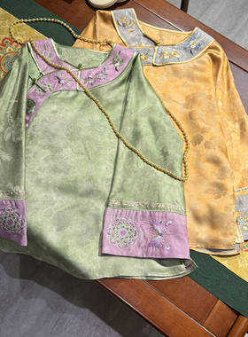 LC26年早春新中式刺绣立领宽松时髦短外套X3078747