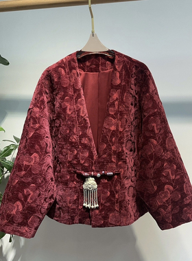 LC26年早春新中式提花流苏装饰气质显瘦短外套XZ-1005