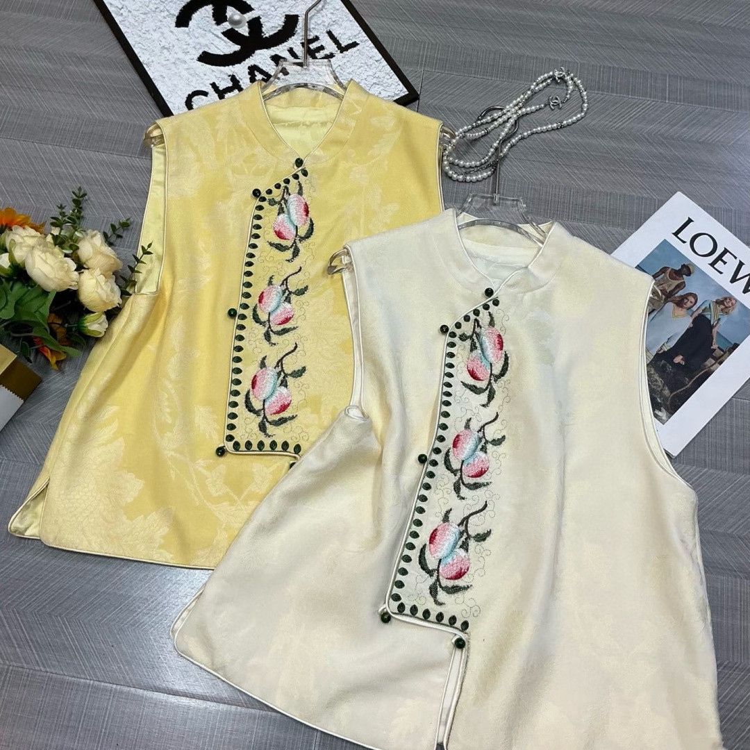 LC-26年早春重磅人丝提花重工刺绣钉珠马甲J494,女装/女士精品,马夹,淘宝优惠券,粉丝福利购,淘宝优惠卷